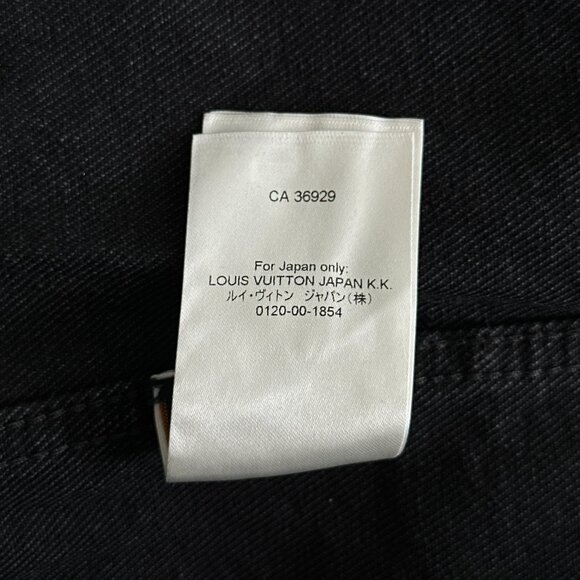 Louis Vuitton Washed Black Denim Monogram Overshirt - Picture 8 of 8